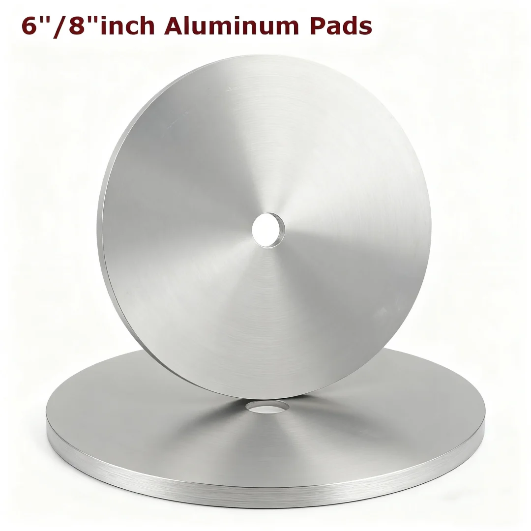 

6inch/8inch Aluminum Pads 150mm/200mm Disc For Coated Flat Lap Polishing Abrasive Wheel Gemstone Grinding Machine