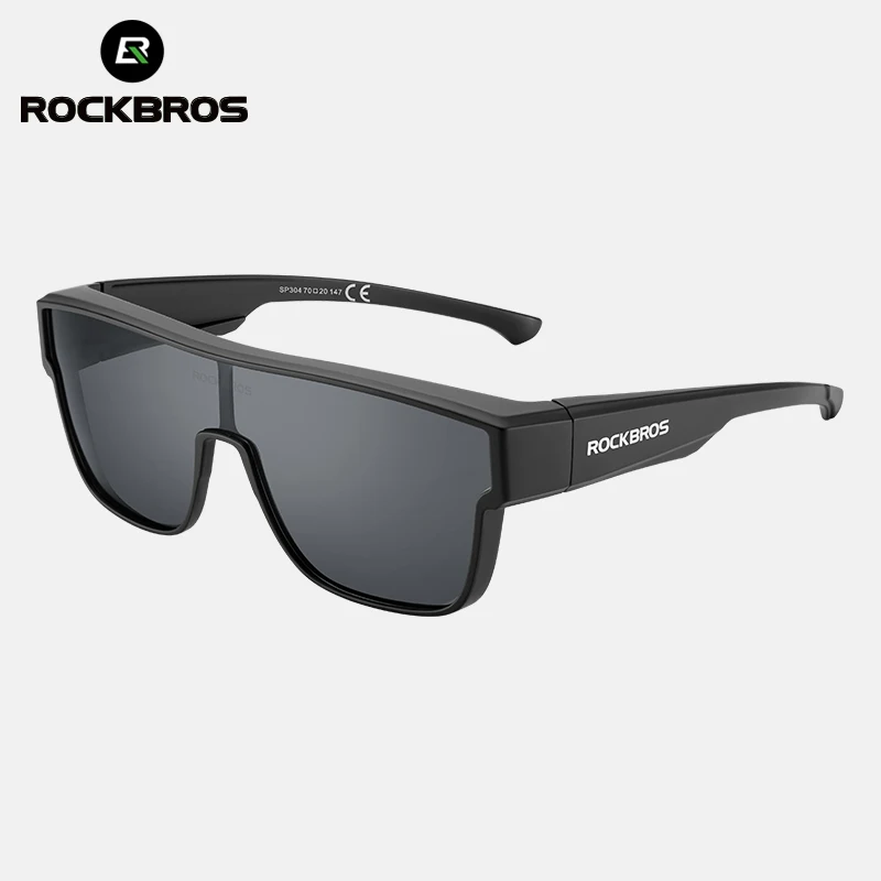 ROCKBROS Polarized Sunglasses Men\'s Driving Shades Dual-use Lens Camping Hiking Fishing Women UV400 Sports Cycling Eyewear