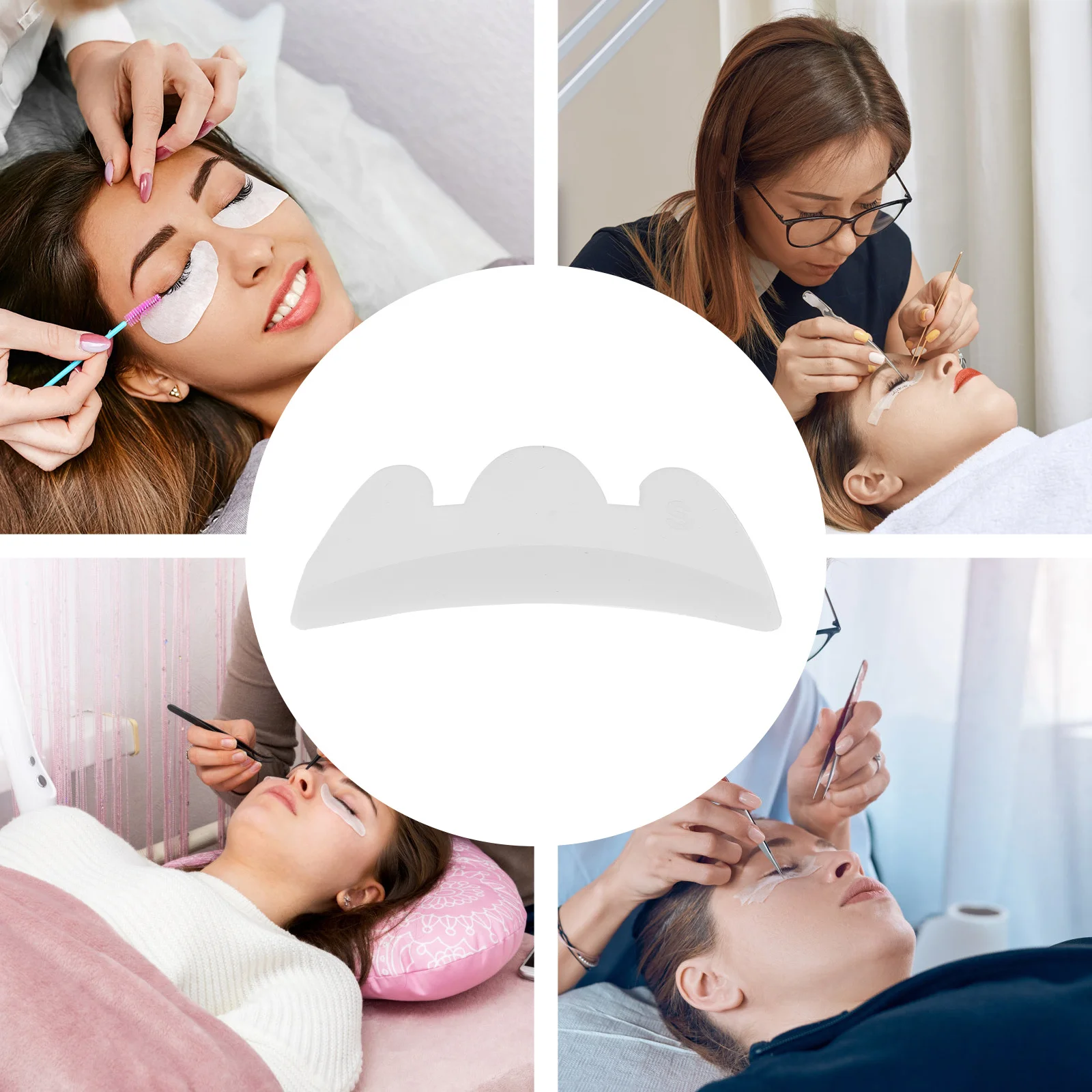 シリコーンパーマパッド再利用可能なまつげエクステンションツールサロン家庭用まつげシールドパッドメイクアップアクセサリー