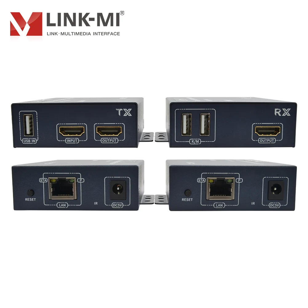 Удлинитель HDMI через TCP/IP, 200 м, 1080P, точка на многоточечный, HDCP1.4, Plug & Play, ИК-опция, режим MJPEG