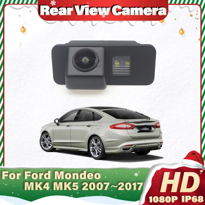 

HD CCD Fisheye Rear View Waterproof High quality RCA Camera For Ford Mondeo MK4 MK5 2007~2013 2014 2015 2016 2017 Car Monitor