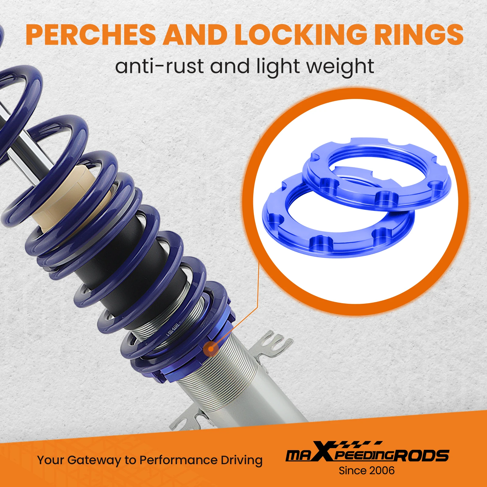 Street Coilovers Coil Spring Suspensions for VW Golf MK4 MK IV 1J1 FWD 1998-2007 Coilovers Shocks Struts