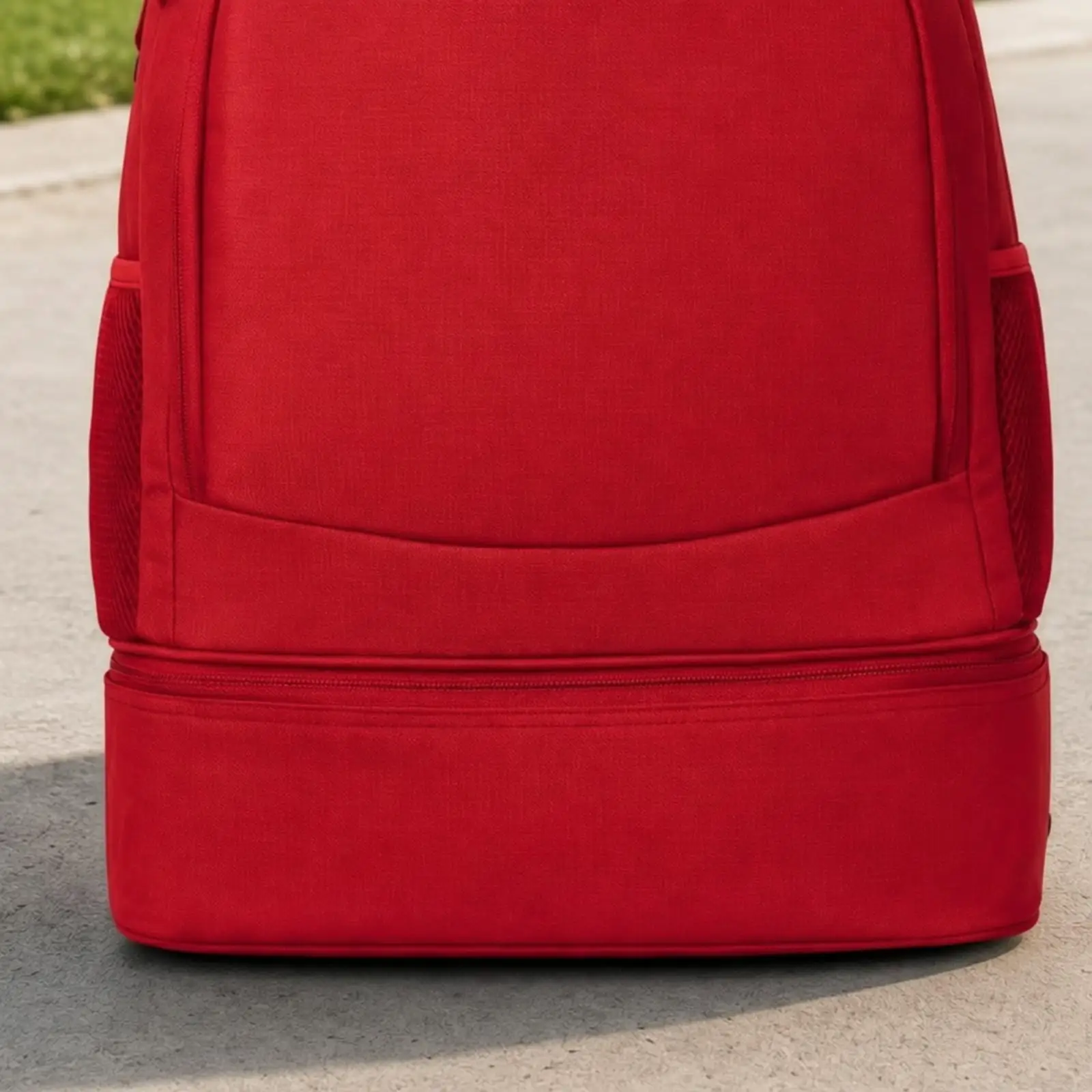 Children Sports Backpack Oxford Cloth Medium Size for Badminton Gear with Separate Shoe Section and Top Handle for Active Youth