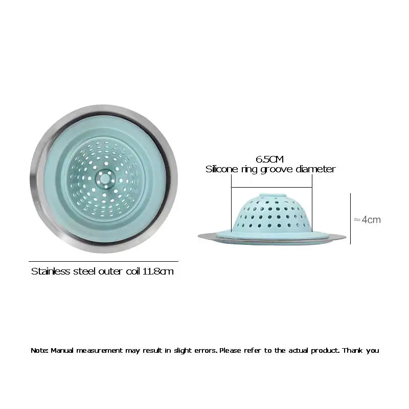 FD15840133Silicone Sink Strainer Waste Plug Sink filter Waste Collector Kitchen Bathroom Accessories Colanders & Strainers 1 pc