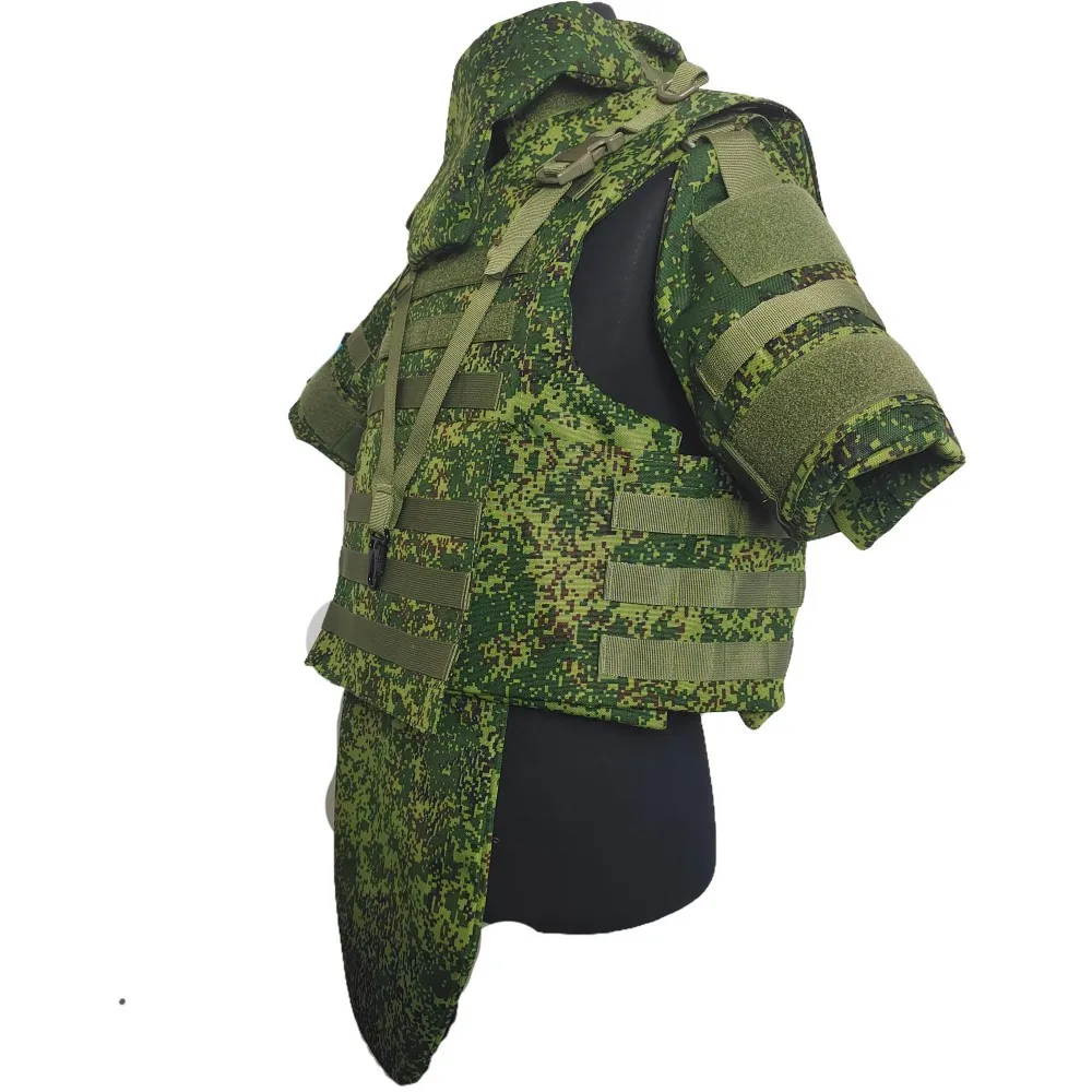 Full Protective Bulletproof Vest Ga2/3 Level Pe/kevlar Tactical Vest For Individual Combat Defense Equipment