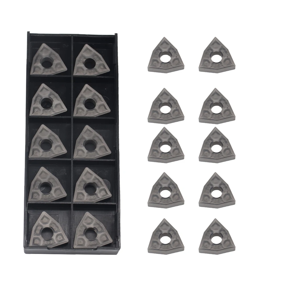 10Pcs WNMG080404 - TF - SC907 / SC908 Cao Chất Lượng Carbide Chèn Công Cụ Chuyển Bên Ngoài Máy CNC Cho WNMG bộ Phận Máy Tiện