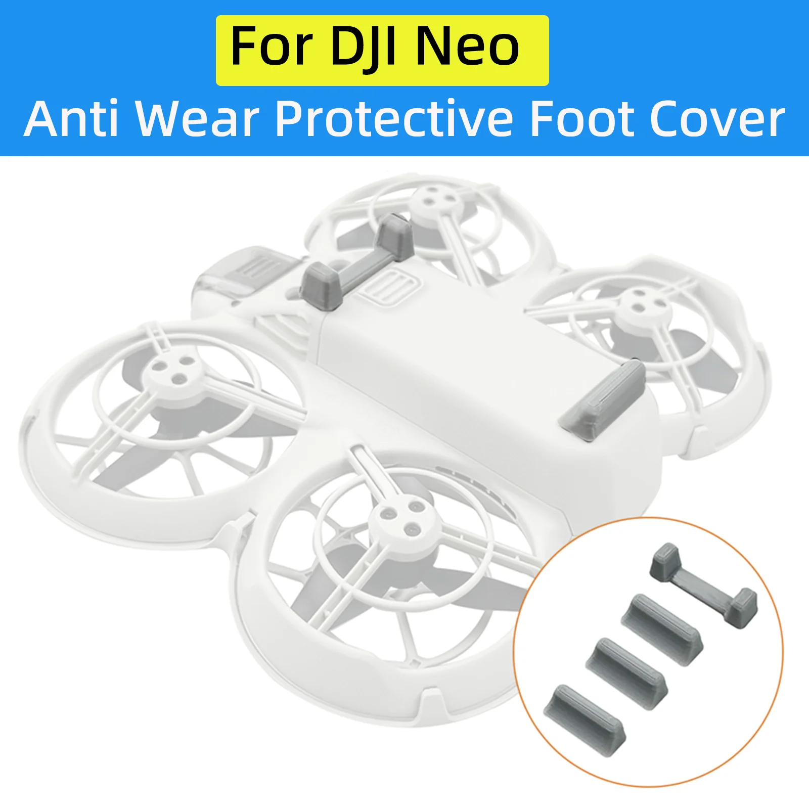 For DJI NEO Landing Gear Anti Wear Protective Foot Cover Increased Heighten Body Support Leg Guard Bracket Drone Accessories ﻿