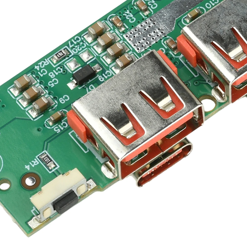 22,5W Schnelllade-Modul für PD QC VOOC LED-Anzeige DIY Powerbank Leiterplatte 3,7V Ternäre Lithiumbatterie Hauptplatine – Detail 7