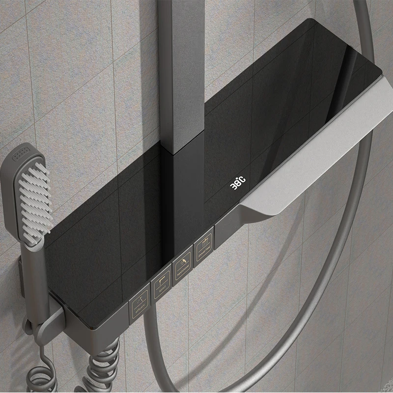 Homein Sanitary Ware - Thermostatic Shower Set with Digital Display and Multi-Function Shower Kit in Stock at Our US Warehouse