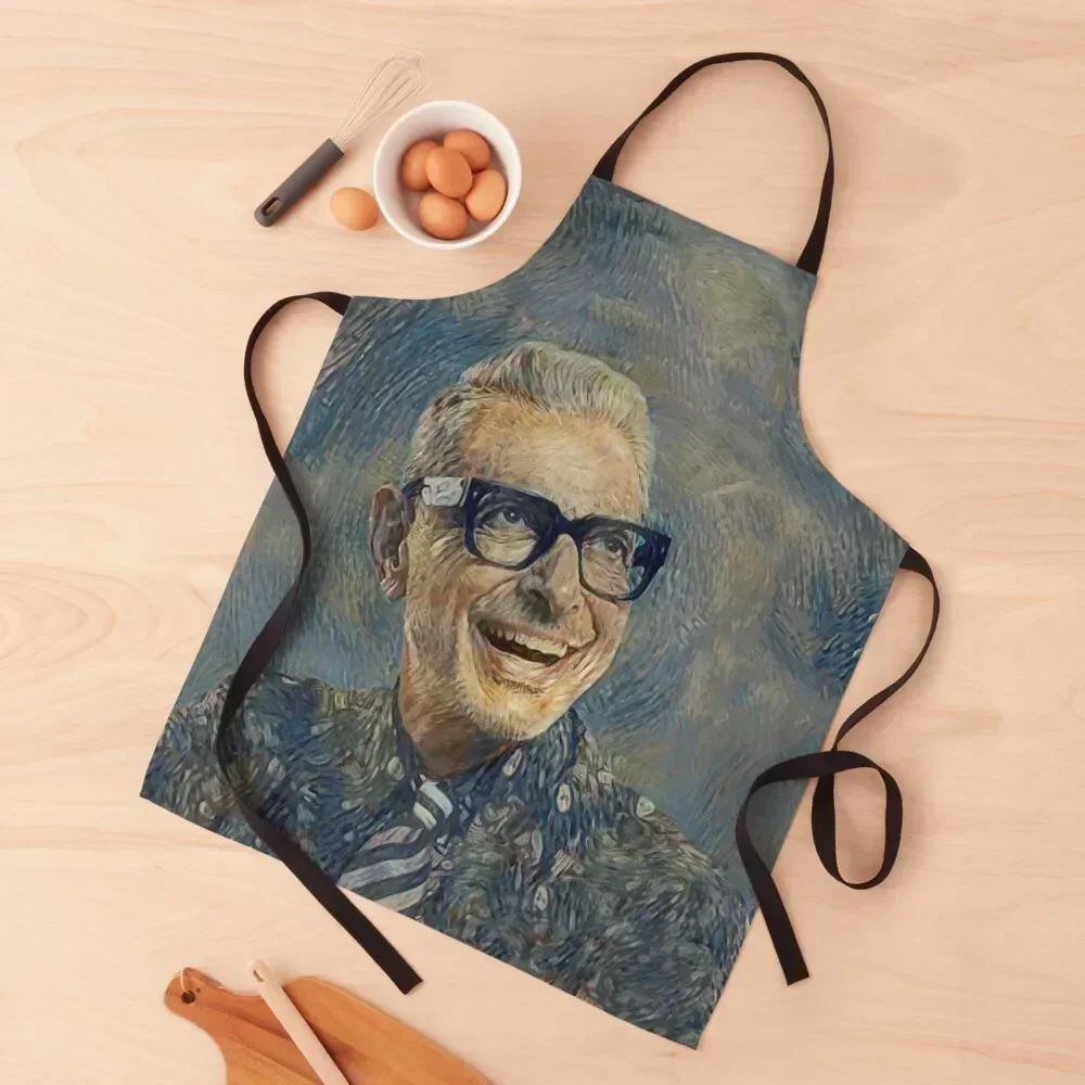 

Jeff van goldblum Apron Cooking Clothes Kitchen For Men Kitchen Women Household Items Useful Apron