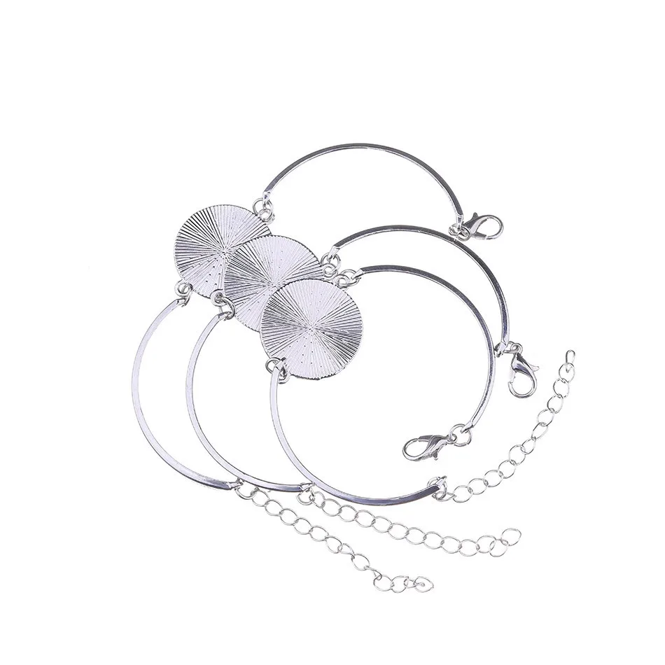 

1pcs 5pcs/lot Metal Cabochon Bracelet Base Fit 20mm Cameo Settings Bracelets Bezel Blanks Diy Jewelry Making Findings Accessory