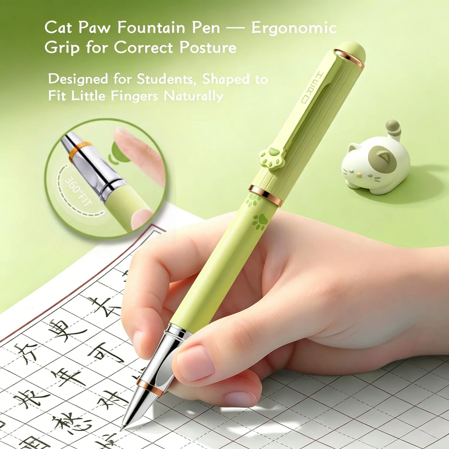 قلم حبر هيرو 360M بتصميم مخلب  - مراجعة Stationery Warehouse وسعره