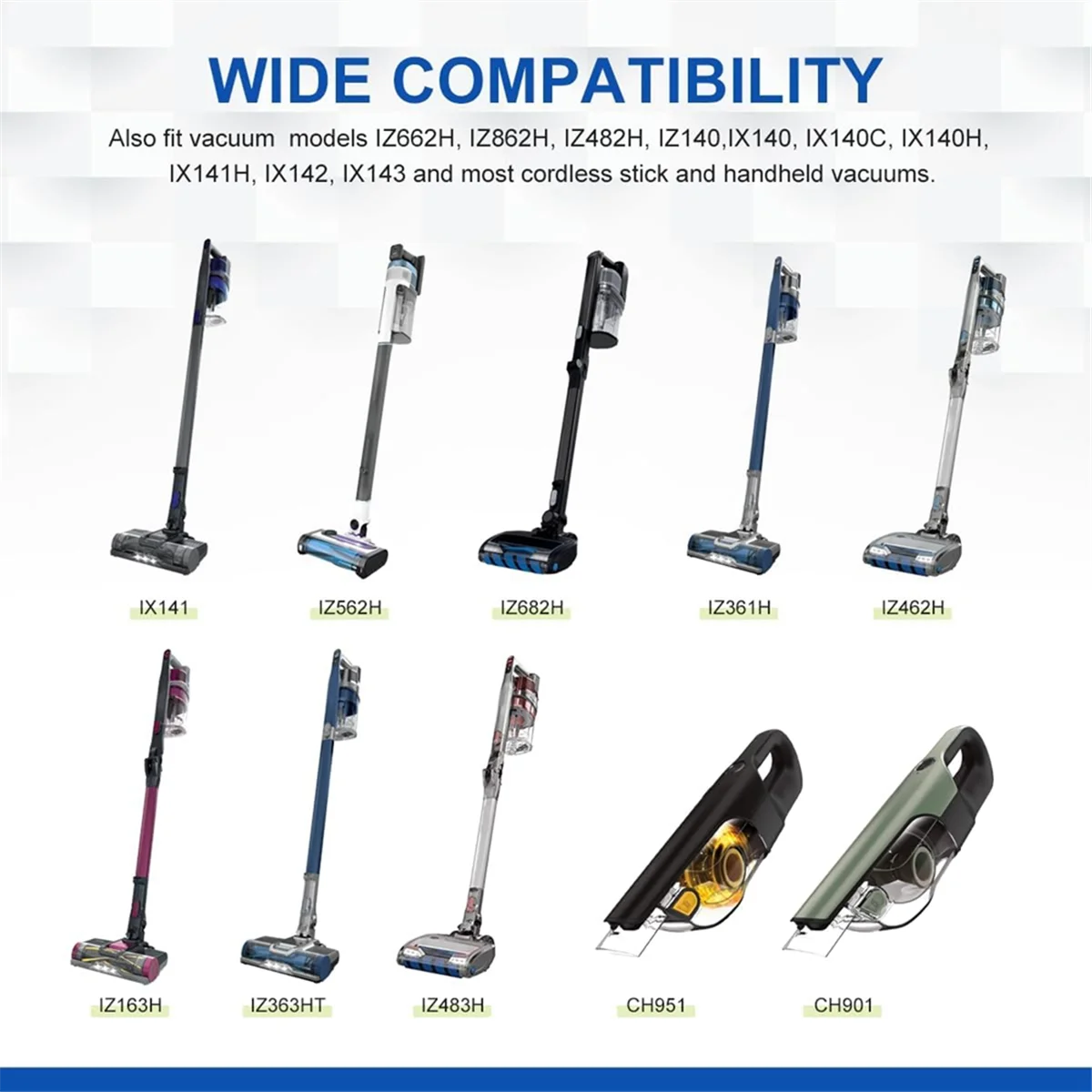 Wall Mount Holder for IX141 IZ562H IZ682H IZ361H IZ462H Pet Cordless Stick Vacuum for V10 V11 V12 V15 Vacuum