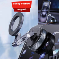 2025 X53 Magnetic Phone Holder Rotating Folding Vacuum Suction Mag Stand For Car Navigation Gym Kitchen Streaming Bracket