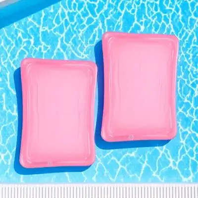 2個のインフレータブルフローティングドリンクホルダー、プールパーティー用品、ドリンク、ビール、フルーツの冷却に大容量、スイミングプール用