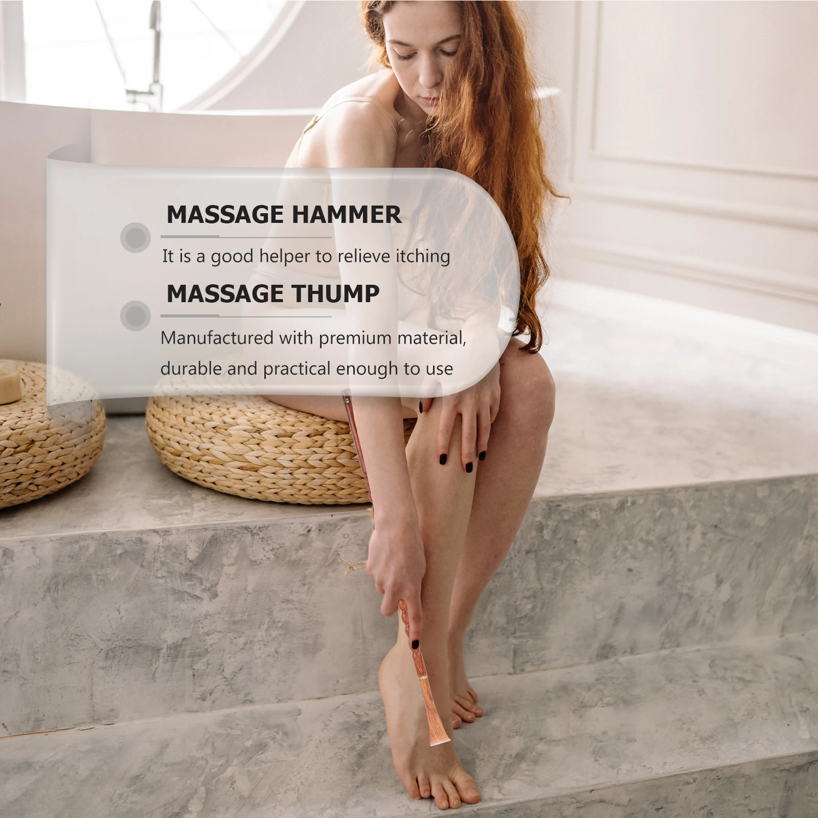 

1Pcs Wooden Back Scratcher Sturdy Construction Easy to Use Scratch Tool for Daily Comfort At Home Or Office Back Scratcher