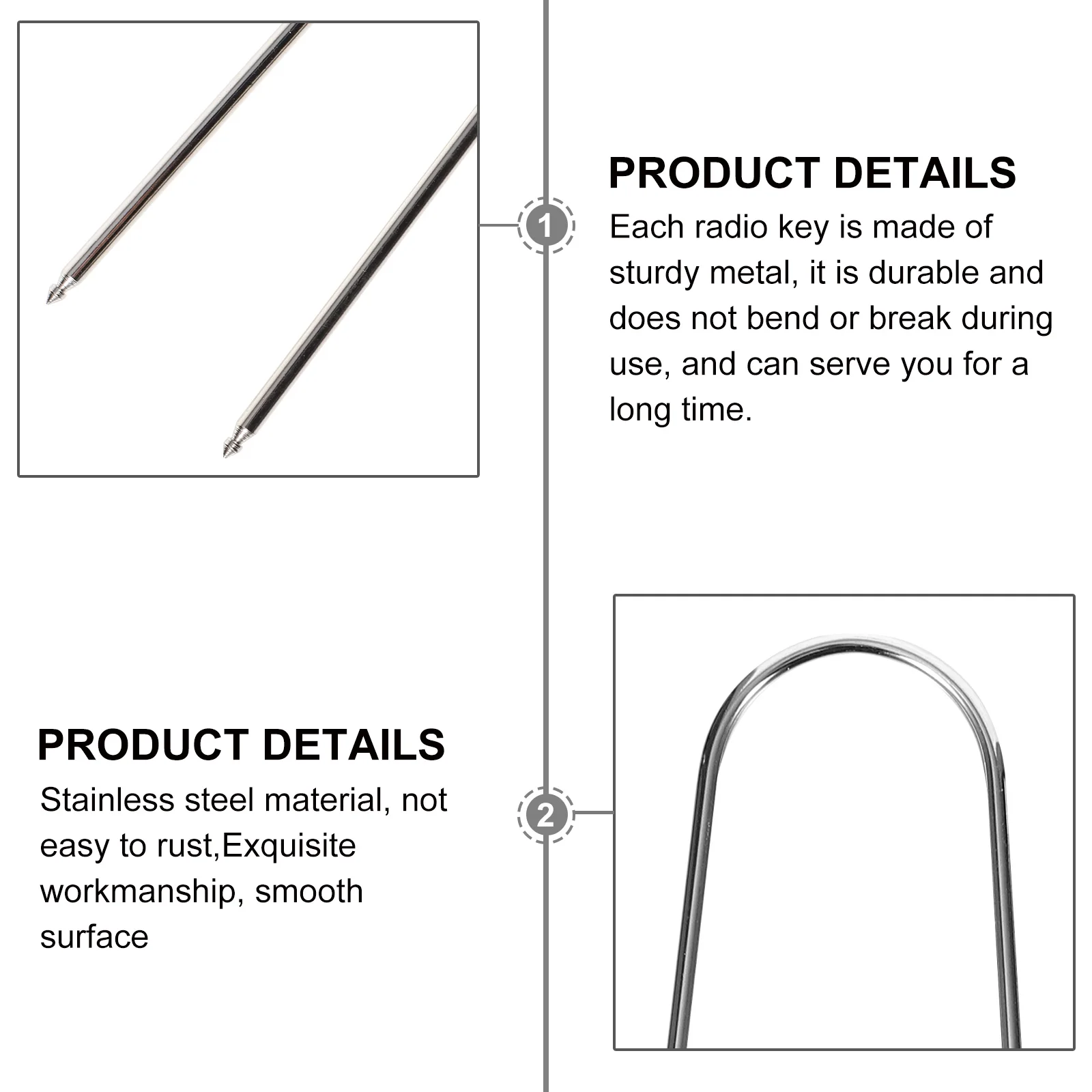 

6 Pcs Tool Radio Extraction for Car Tools Stainless Steel Disassembly