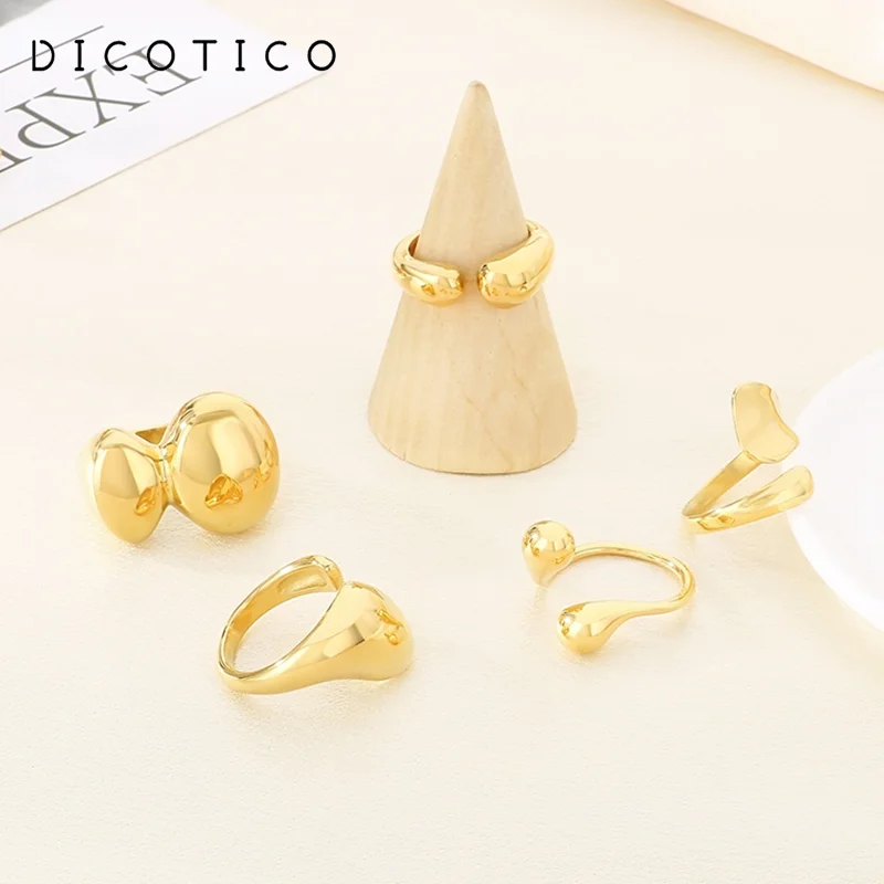 Simple Fashion Knuckle Stainless Steel Rings For Women Shiny Charm Gold Silver Color Wedding Party Jewelry Gifts Wholesale