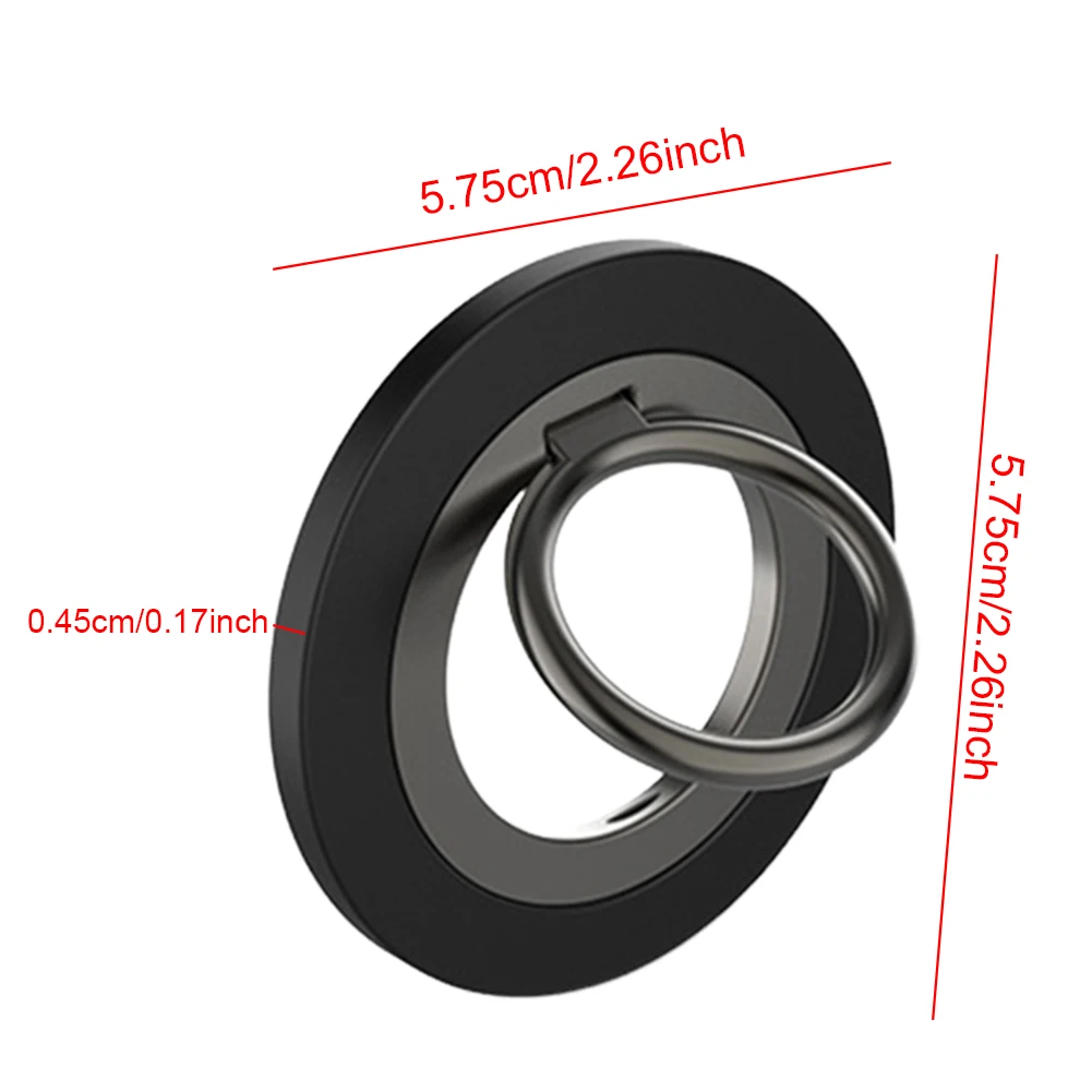 Магнитный держатель для телефона MagSafe с вращением на 360 градусов, держатель для мобильного телефона, металлическая ручка для телефона для iPhone 15, 14, 13, 12