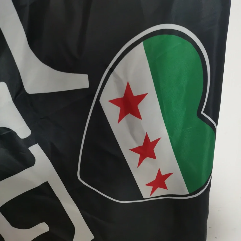 Vintage Old Syrian 3 Star Arab Republic Flag 90x150cm National Banner, Outdoor Polyester for Decoration Collectible Syria
