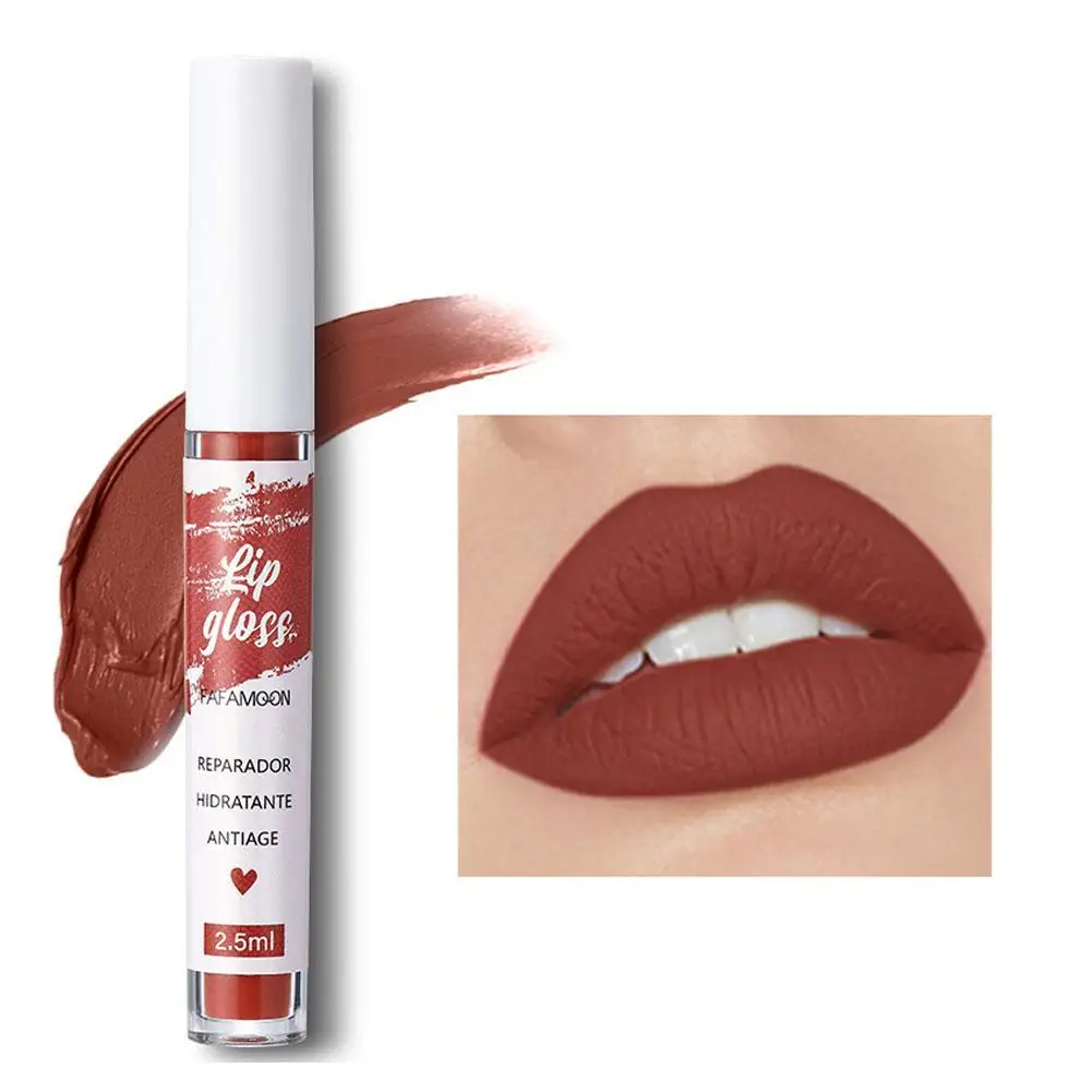 Liquid Lipstick Matte Velvet Fog Long Lasting Sexy Red Makeup Glosses Cosmetics Lip E6e7