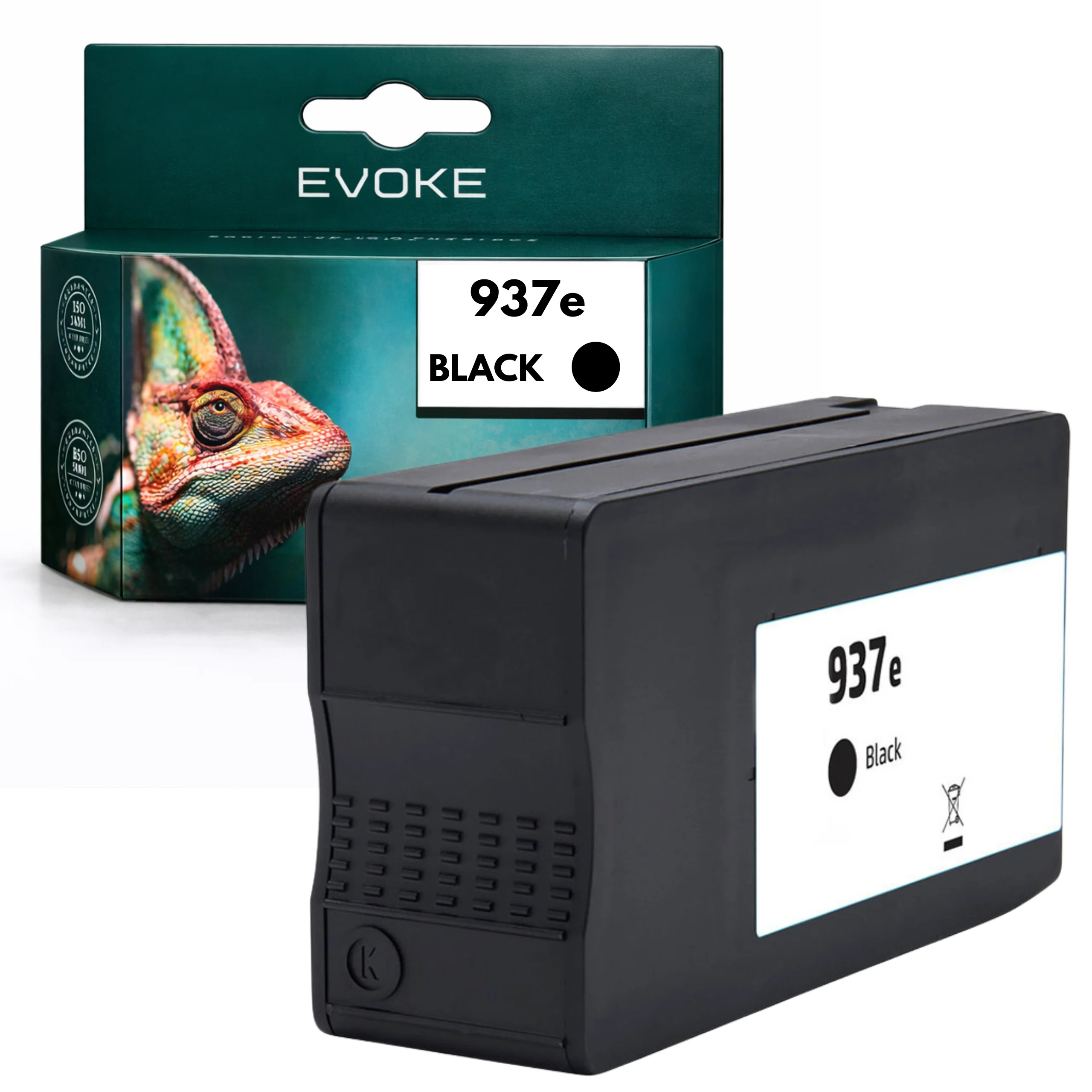 Evoke Compatibele Toner voor Hp 937E Hp937E 4S6W9Ne Zwart 2500 Pagina's 9110B/9120B/9130B/9720E