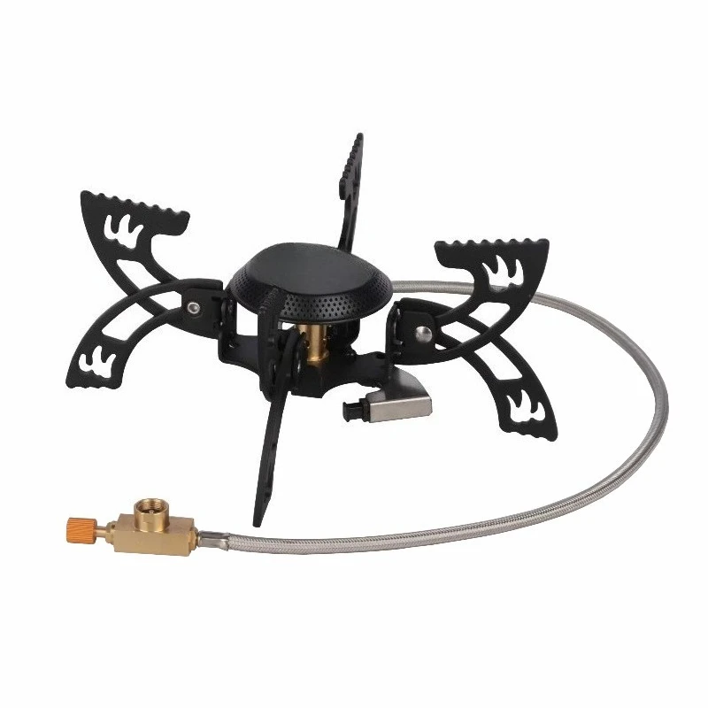 3800W Outdoor Single Backpack Hiking Foldable Camping Butane Gas Stove Portable Gas Stove