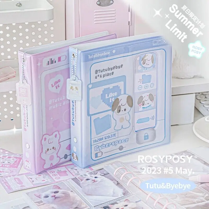 MINKYS Kawaii Tutu Series 3 inch Kpop Photocards Collect Book Photo Card Binder Album Book School Stationery