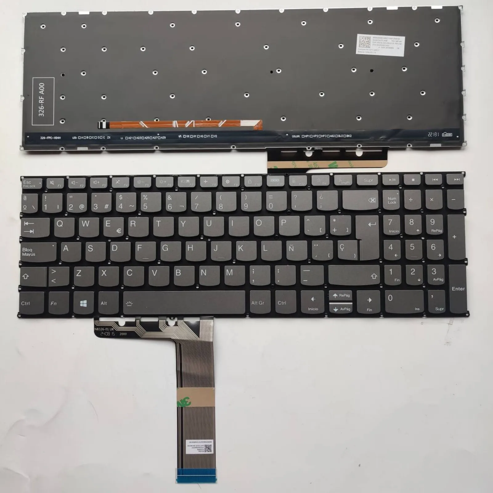

RU SP US Layout for Lenovo IdeaPad Slim 3 15IAH8 3 15ABR8 3 15AMN8 3 15IAN8 Laptop Keyboard