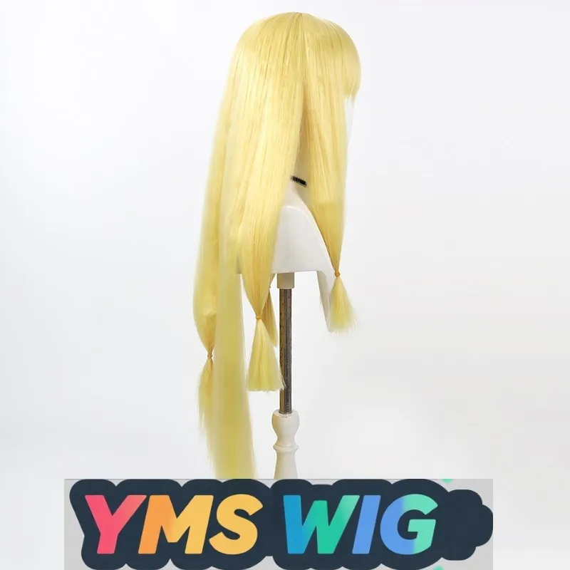 [YMS WIG] شعر مستعار مدفون صديق سالي آي كوس أصفر محاكاة فروة الرأس نموذج تشكيل طويل الانبعاث