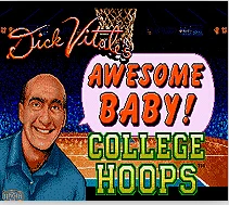 ที่รักสุดเก๋! การ์ดเกม College Hoops 16 บิต MD สําหรับ Sega Mega Drive สําหรับ Genesis