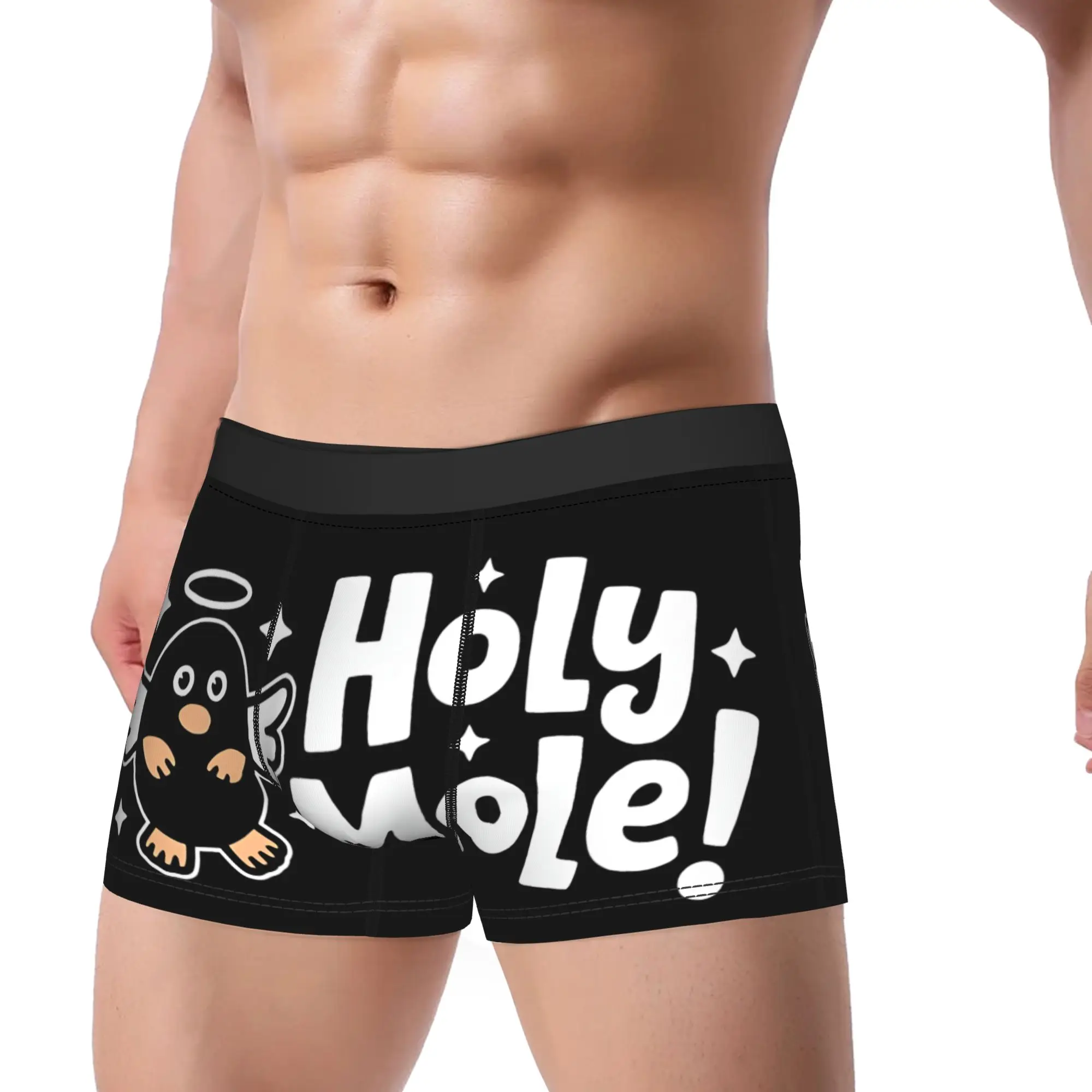 Men The Little Mole  Boxer Briefs,Ultra Soft  Underwear Underpants