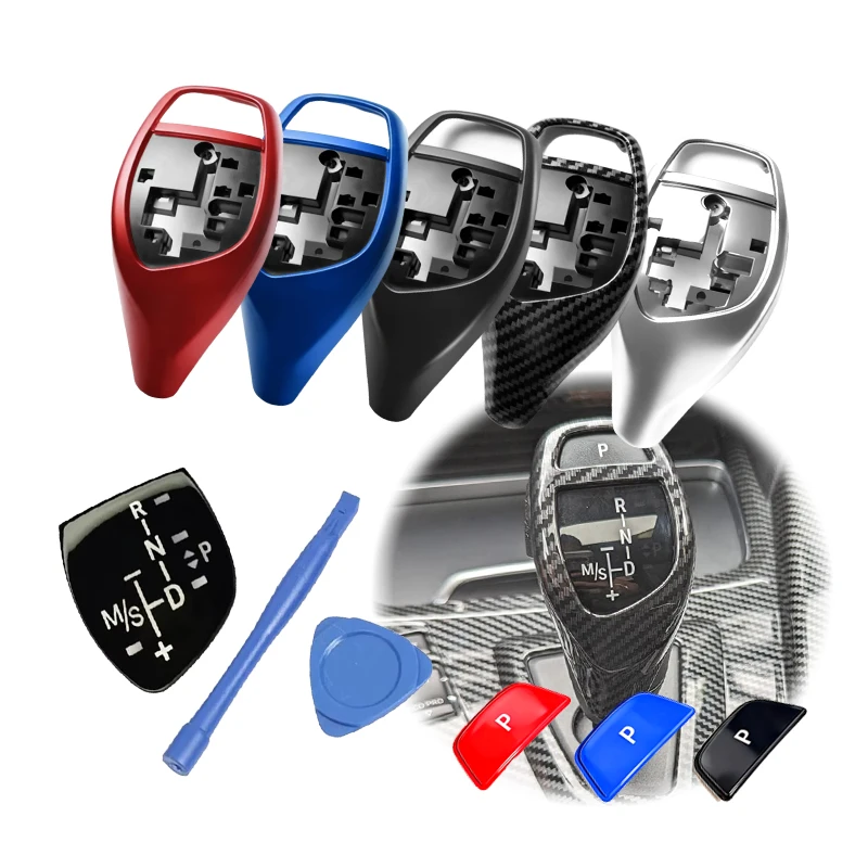 1 قطعة F18 مقبض ناقل حركة السيارة اكسسوارات غطاء لوح أزرار لسيارات BMW X3 F35 F36 GTF07 GTF34 مقبض في السيارة تعديل ملصق مائي #1