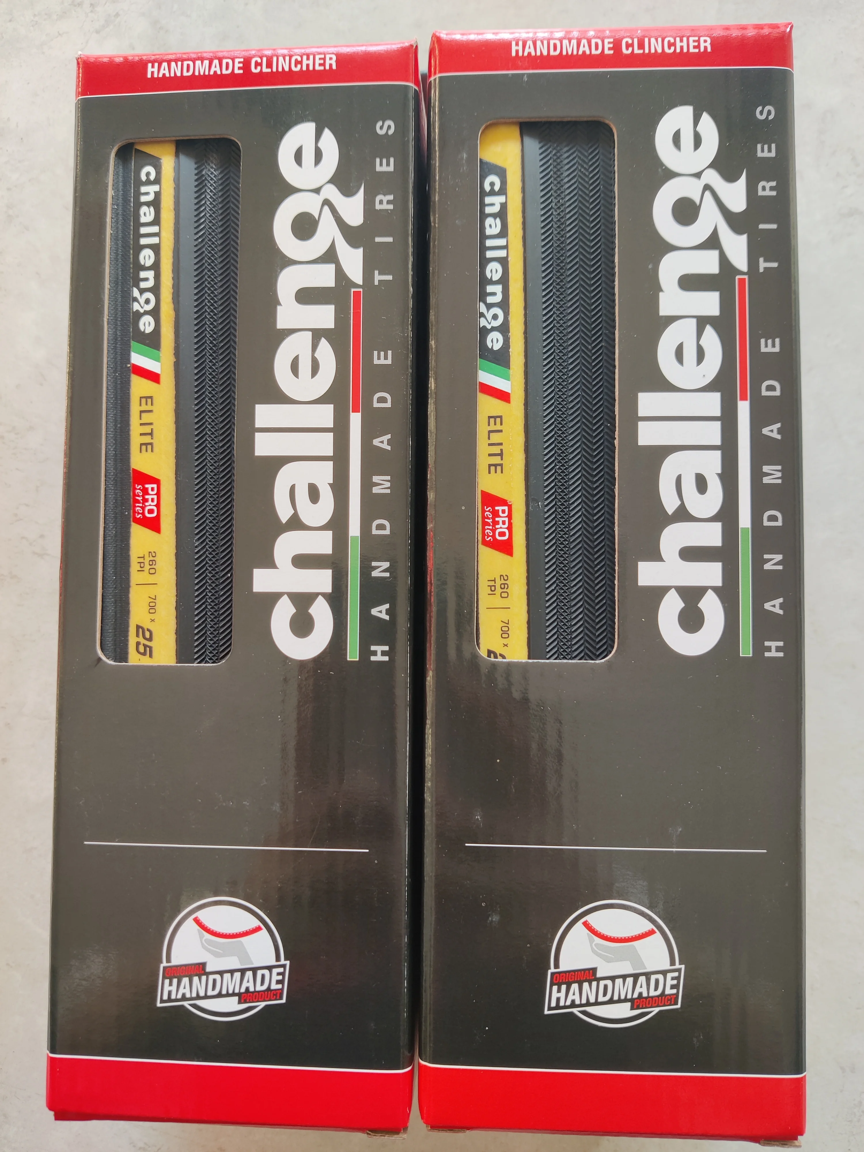 Challenge Elite Road Bicycle Tire 700x25C 260TPI Made in Italy