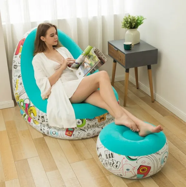 New design inflatable lazy sofa chair furniture inflatable PVC living room sofa