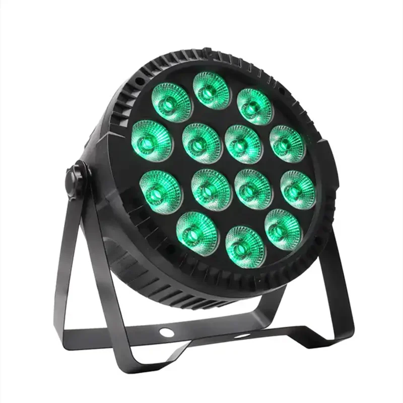 14x10 واط RGBW 4IN1 LED شقة الاسمية ضوء DJ ديسكو بار نادي حفل زفاف DMX512 LED غسل تأثير lightStage الإضاءة عرض الحدث