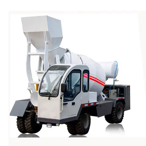 Hot Sale Automatic 1.8m³ 2.6m³ 3.5m³ Mobile Self Loading Concrete Mixer Truck With 270° Rotation Function Construction Site