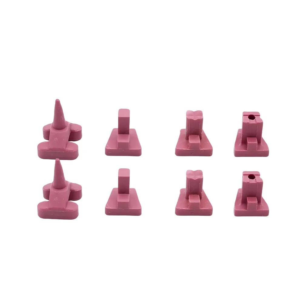 

Dental Ceramic Firing Tray Burning Rack Pegs 10Pcs Cross Flat Hole Single Porcelain Crown Oven Support Lab Tools