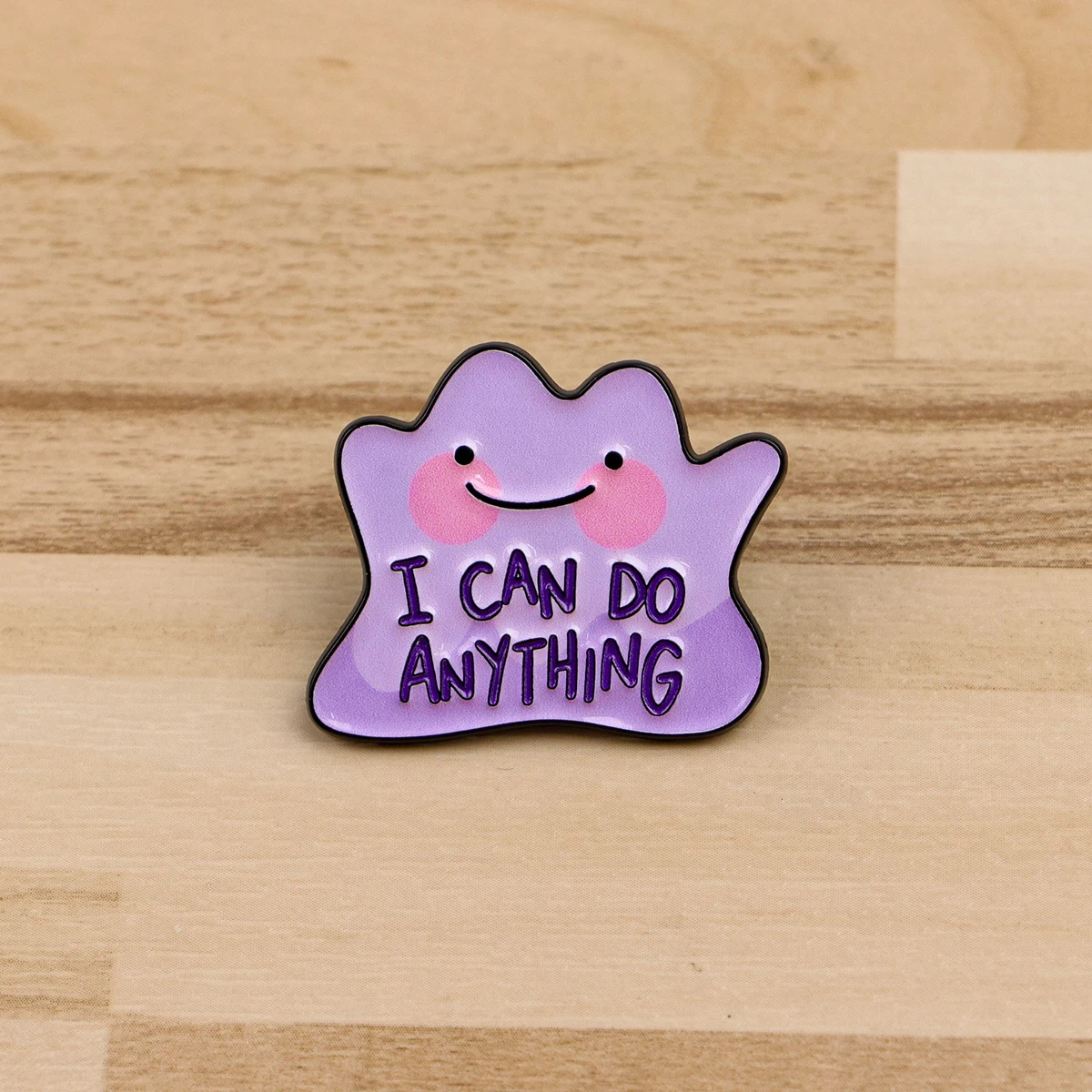 9 Stück/Set I CAN DO ANYTHING Niedliche lila Elfen-Emaille-Anstecknadeln, coole Spiel-Brosche, Rucksack-Revers-Abzeichen, Schmuckzubehör, Geschenk für Freunde – Detail 2
