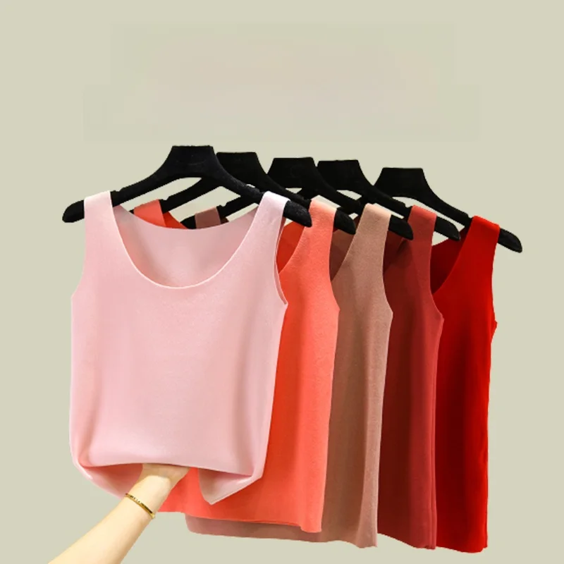 Thiened Fce سترة دافئة للنساء ملابس داخلية شتوية Dervo مستديرة Ne حزام تسخين علوي لون نقي مباراة داخلية Svel T-irt #2