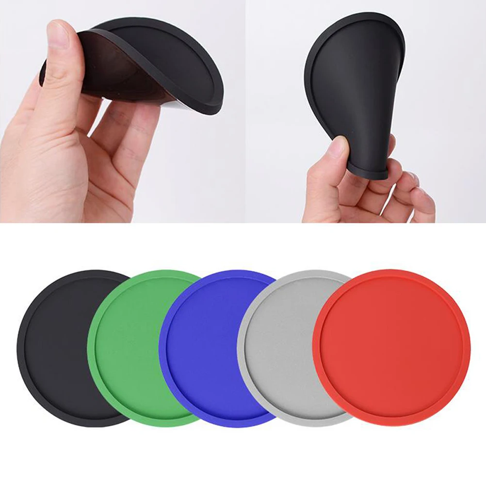 

4pcs Silicone Cup Coasters Non Slip Heat Resistant Round Mats for Tables Home Cafe Restaurant Desk Protection Premium Quality