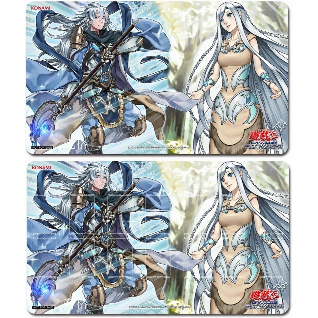 600x350mm Yu-Gi-Oh! Maiden with Eyes of Blue Playmat Sage with Eyes of Blue 2mmseamless Edge Single Board Game Card Pad Gifts