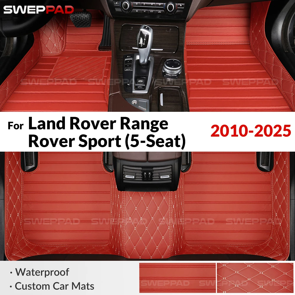 

Для Land Rover Range Rover Sport (5-местный) 2010-2025 автомобильный напольный коврик, всепогодные кожаные защитные напольные вкладыши, автомобильный коврик на заказ