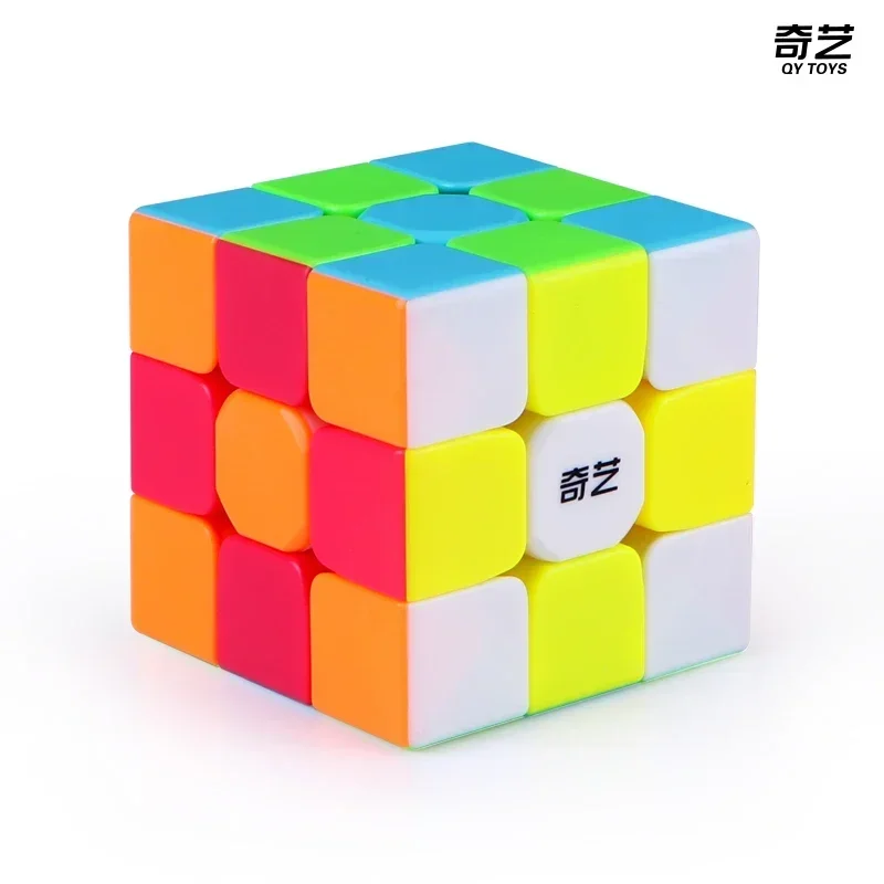 Qiyi 2x2 cubo 3x3 4x4 5x5 6x6 7x7 velocidade cubo mágico quebra-cabeça preto adesivos cubo mágico educação aprendizagem brinquedos crianças