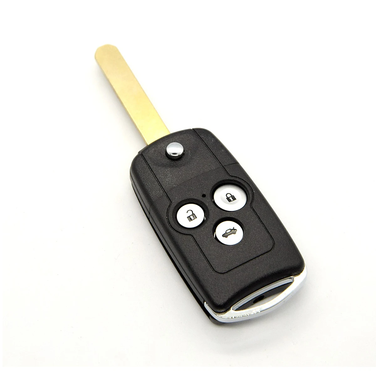 Okey Remote Control Car Flip Folding Key Modified Shell Replacement Case For Honda Civic Dio Fit Crv Hrv Accord Odyssey Jazz