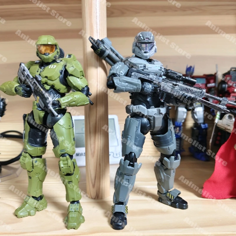 Spartan-B312 Action Figures Halo Reach Figure Noble Six Anime Figure Master Chief Figurine Ko Model Customized Decorate Gift Toy