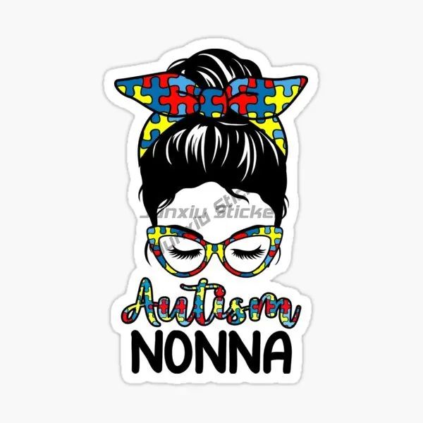 AUTISM Motorcycle Laptop Car RV SUV Wall Car Stickers PVC Vinyl Reflective Stickers Decals view 2