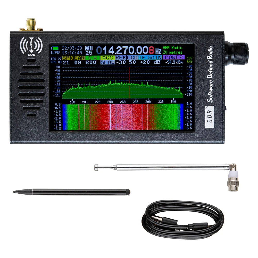 Portable 4.3 Inch Shortwave Signal Receiver Multi Band Handheld Electronic Testing Circuit Module Replacement Accessories