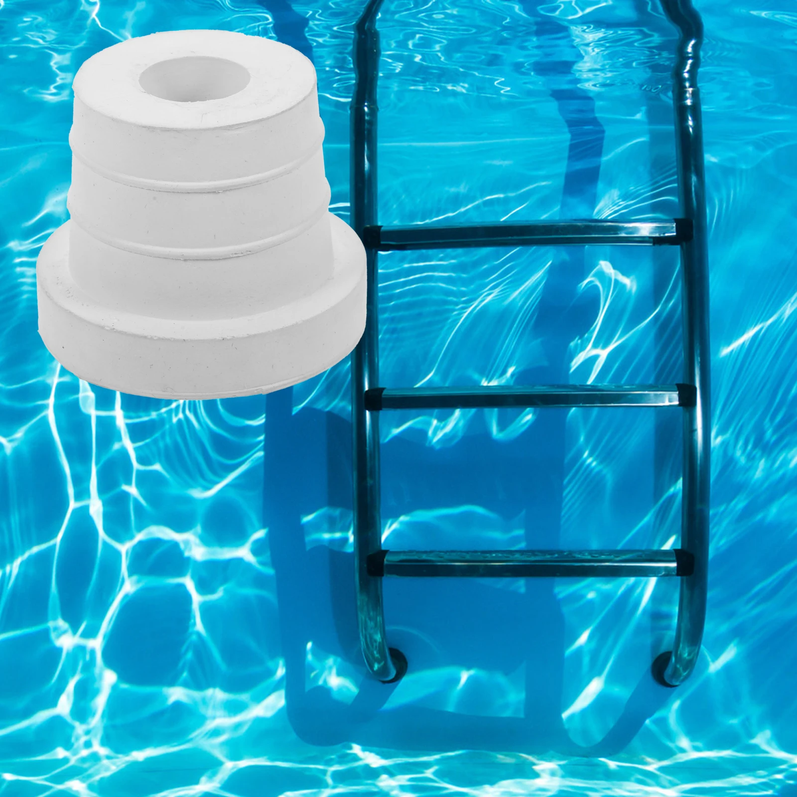 

Swimming Pool Ladder Rubber Stopper Safety Bumper Fittings Durable LeakProof Spa Accessories Ladder Caps Outdoor Plugs Pool