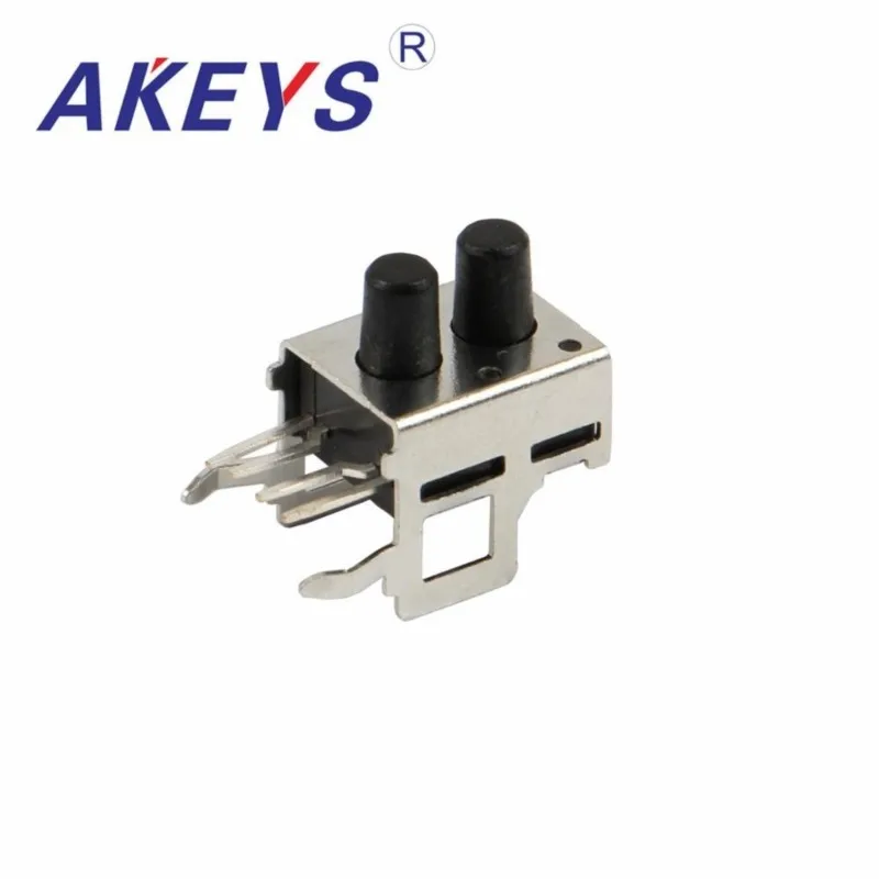 10PCS TS-D020 6*6 Double stents tact switch 4 pin light touch switch with bracket